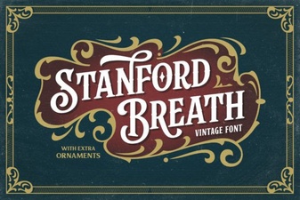 Stanford Breath Font Design and Usage Ideas