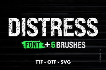 Distress College Grunge Font Design Ideas