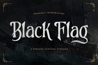 Black Flag Font Design Trends and Creative Uses