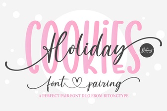 Holiday Cookies Font Design Ideas and Creative Projects